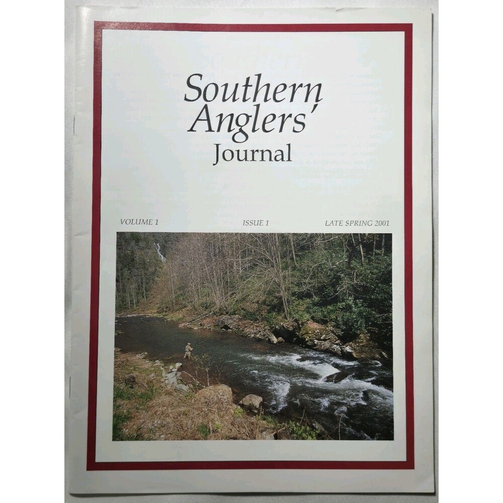 2001 Southern Anglers Journal Vol 1 Issue 1 Fishing Magazine Trout Charleston